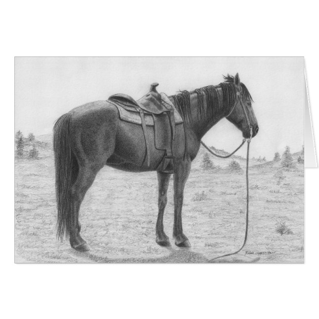 Quarter Horse Resting (Voorkant Horizontaal)
