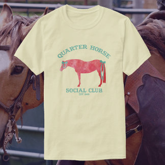 Quarter Horse Social Club | Rossschimmel Paard T-shirt