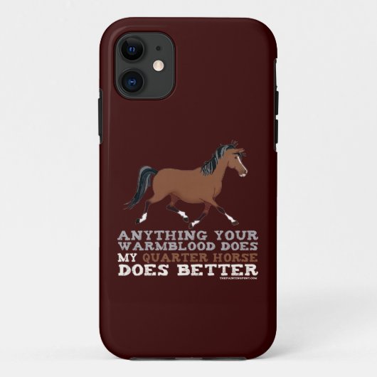 Quarter Horses doen het beter Case-Mate iPhone Case (Achterkant)