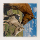 Quarter Horses Texas. Jigsaw Puzzle (Horizontal)