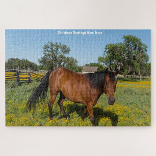 Quarter Horses Texas. Jigzaag Puzzle Legpuzzel