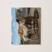 Quarter Horses Texas Legpuzzel (Verticaal)
