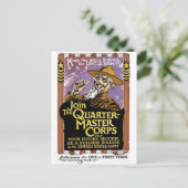 Quarter Master Briefkaart (Staand voorkant)