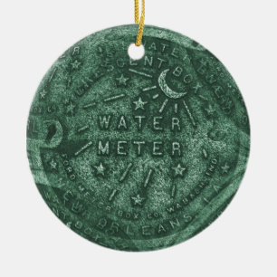 Quarter Water Meter Keramisch Ornament