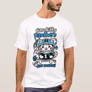 Quarterback Kat Illustratie – Schattige Voetbal Ka T-shirt