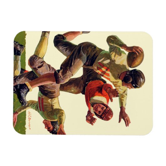 Quarterback Pass Magneet (Horizontaal)