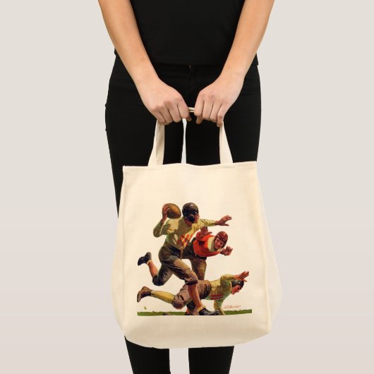 Quarterback Pass Tote Bag (Voorkant (product))