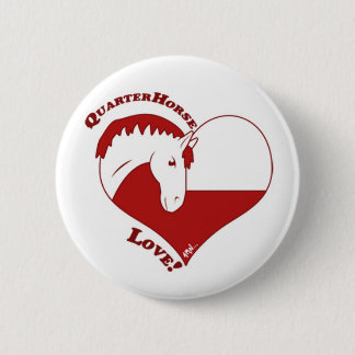 QuarterHorse Love. Ronde Button 5,7 Cm