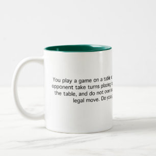 Quarters-spel Tweekleurige Koffiemok