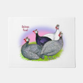 Quartet Guinee-Fowl Deurmat (Voorkant)