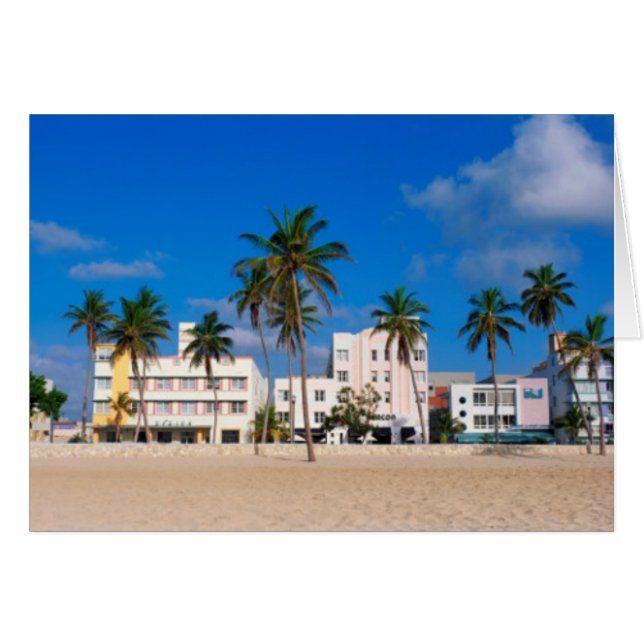 Quartier Art Déco De South Beach Miami (Devant horizontal)