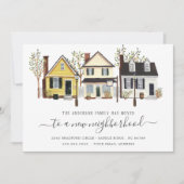 Quartier de la petite ville | Faire-part de déplac (Devant)