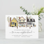 Quartier de la petite ville | Faire-part de déplac (Debout devant)