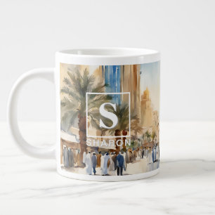 Quartier élégant d'Al-Olaya, Mug de café de Riyad