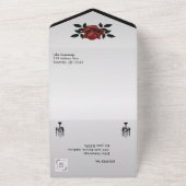 Quartier français Faire-part de mariage gothique a (Dehors)