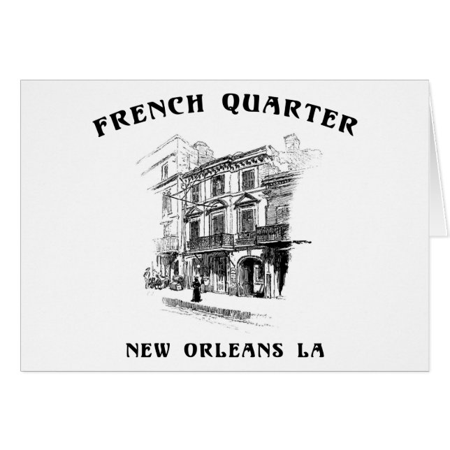 Quartier français la Nouvelle-Orléans (Devant horizontal)