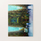 Quartier gothique Barcelone. Puzzle (Vertical)