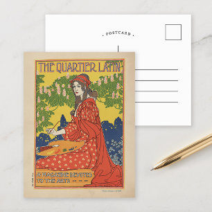 Quartier Latin 1890    magazine Briefkaart