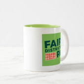 Quartiers équitables PA Mug w Green Interior (Devant droit)