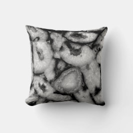 Quartz Agate Geode Black Witte edelstenen Kussen