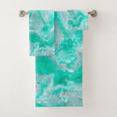 Quartz blanc de minerai d'agate de pierre gemme (En situation)