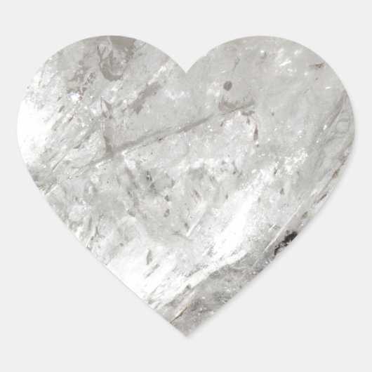 quartz kristal zen van het liefdesherstel hart sticker (Voorkant)