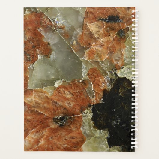 Quartz orange, noir et clair (Dos)