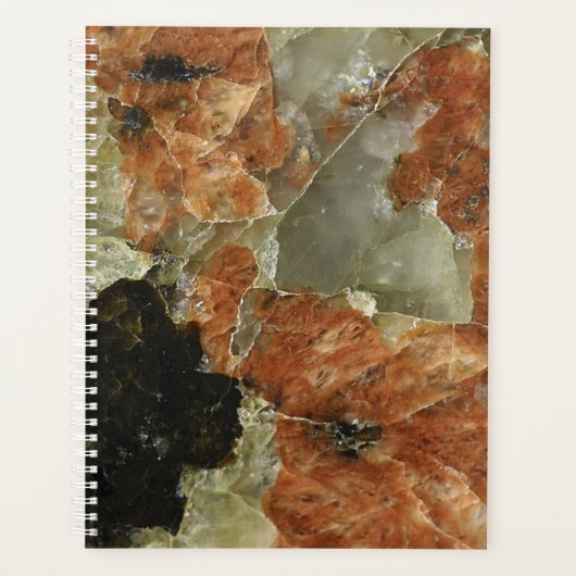 Quartz orange, noir et clair (Devant)