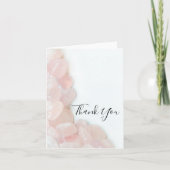 Quartz rose sur Merci Mariage blanc (Devant)