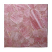 Quartzite rose cristal pierre imprime carreaux en  (Devant)