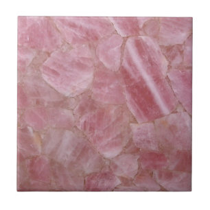 Quartzite rose cristal pierre imprime carreaux en 
