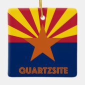 Quartzsite Arizona Keramisch Ornament (Voorkant)