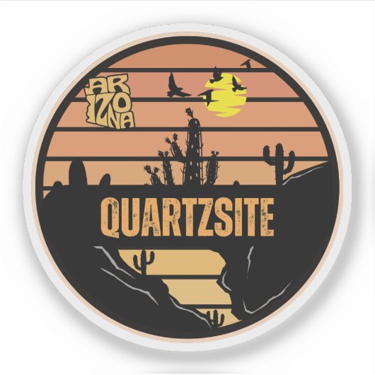 Quartzsite, Arizona Sticker (Voorkant)