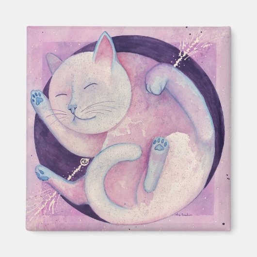 Quasar kattenmagneet magneet (Voorkant)