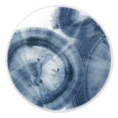 Quasars - Inky Blue Circles Keramische Knop (Voorkant)