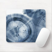 Quasars - Inky Blue Circles Muismat (Met muis)