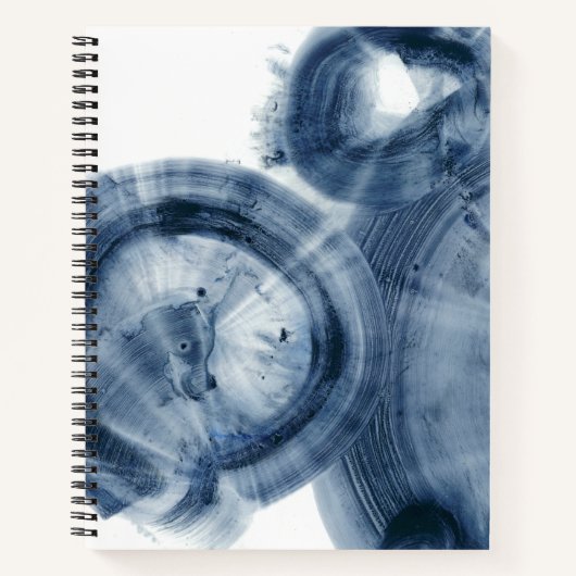 Quasars - Inky Blue Circles Notitieboek (Voorkant)