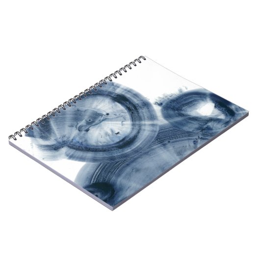 Quasars - Inky Blue Circles Notitieboek (Linkerzijde)