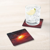 Quasars. Vierkante Kartonnen Onderzetter (Insitu)