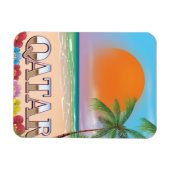 Quatar-reisposter Magneet (Horizontaal)