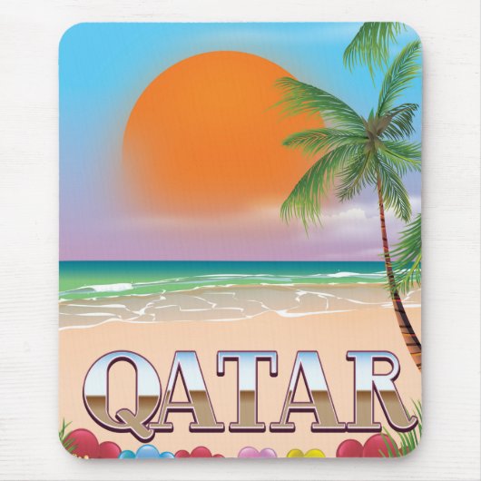 Quatar-reisposter Muismat (Voorkant)
