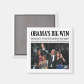 Quatre ans de plus Obama Magnet (Recto/Verso)