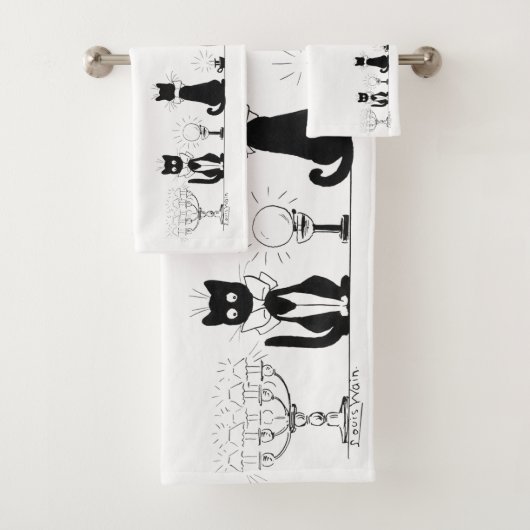 Quatre Chats noirs, Louis Wain (En situation)