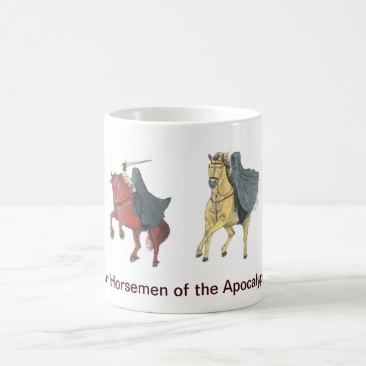 Quatre chevaux de la tasse d'apocalypse (Centre)