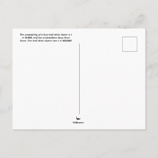 quatre cloches Cartes postales (Dos)