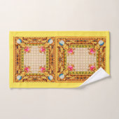quatre coins Baroque (Serviette à main)