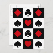 Quatre costumes de carte (Devant / Derrière)