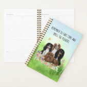 Quatre Espagnols Cavalier Roi Charles en Fleurs (Devant avec enveloppe)