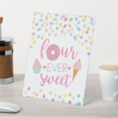 Quatre fois plus doux signe de table de fête d'ann (In SItu)