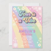 Quatre Invitation d'anniversaire | Carte de fête G (Devant)